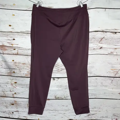 Halara NWT Size 3X Potent Purple SoftlyZero Plush High Waist Full Length Joggers