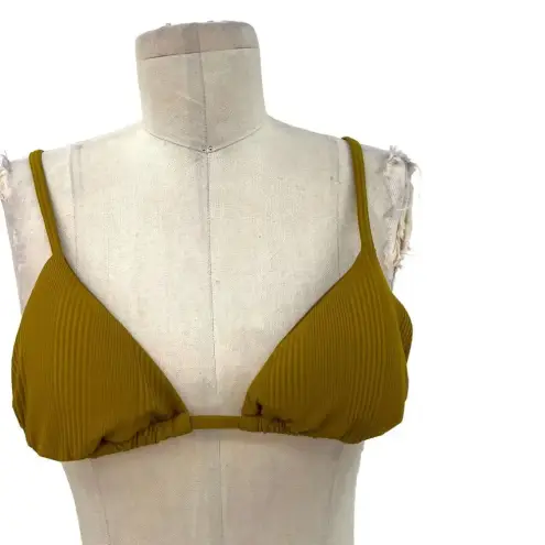 Vitamin A Sol Bikini Top Matcha Variegated EcoRib Size 8 / Medium