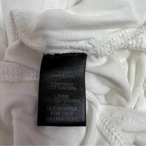 Ark & Co. Small White Maxi Dress With Braided Rope style Straps & Lined