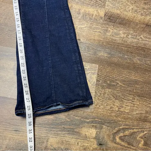 American Eagle  Jeans Curvy Kick Boot Dark Wash Womens 10 Short Center Seam Blue - Image 5