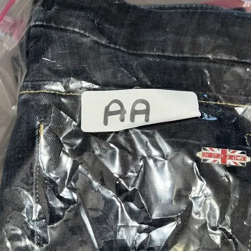 Hudson Women's Jeans Size 27 Straight Leg Dark Wash Blue Low Rise Denim Cotton