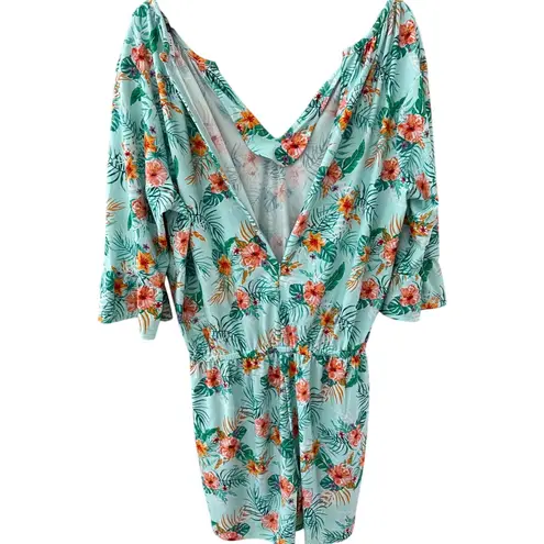 Cabana Life Pockets 3/4 Ruffle Sleeve Non