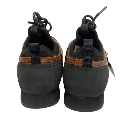 Barbour Tech Low Top Leather Lace Up Sneakers Brown Size 8 NWT