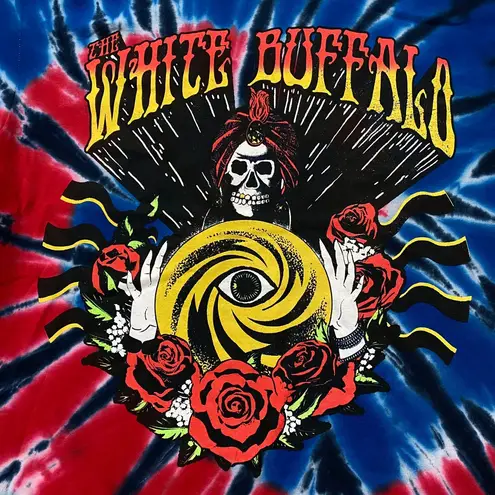 The White Buffalo Fortune Teller Tie Dye T-Shirt Size Extra Large