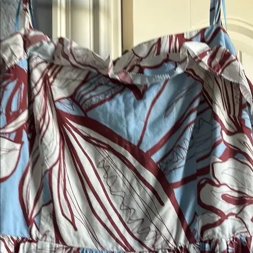 Nicholas the Label
Julie Dress — Mocha Etched Floral Blue Size 0