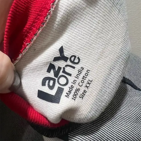 LazyOne Unisex Adult Onesie Pajamas 2XL Buffalo Plaid Flapjack Black Size XXL