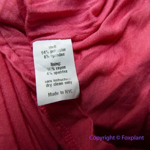 Hutch Barbiecore hot pink sleeveless fit and flare scuba dress, size 1X