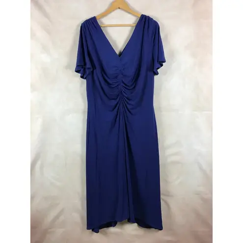 Maggy London Plus Size 14W Dress Flutter Sleeve