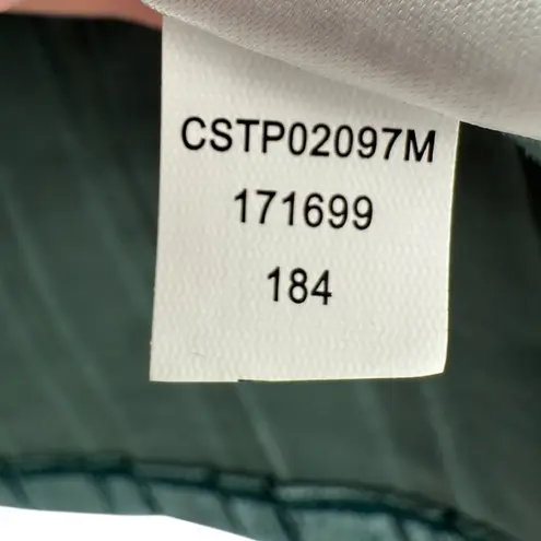 Cable & Gauge NWT Velour Long Sleeve Mock Neck Blouse Top Green Size Large