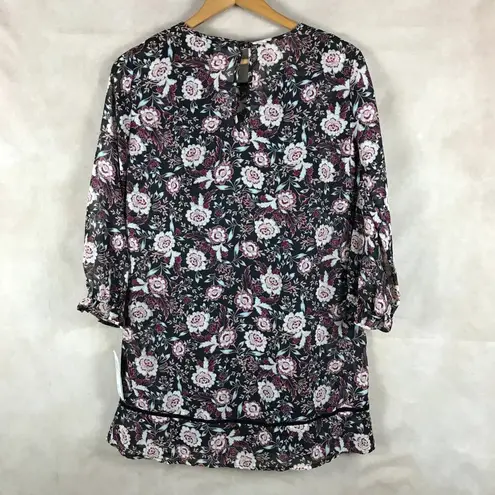 CITY STUDIO Floral Chiffon Mini Dress NWT SMALL