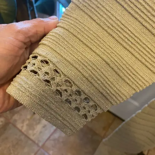 Karl Lagerfeld GOLD SWEATER DRESS MEASUREMENTS PROVIDED