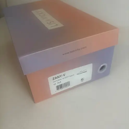 Lisa Vicky Women's Loafers Size 9M Horsebit Hardware Slip On Ivory Beige Tan