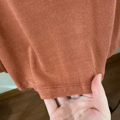 Harley Davidson knocked out logo keyhole back jersey knit swing t