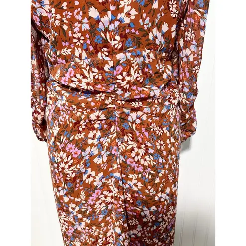 Msk Women's Floral Chiffon V