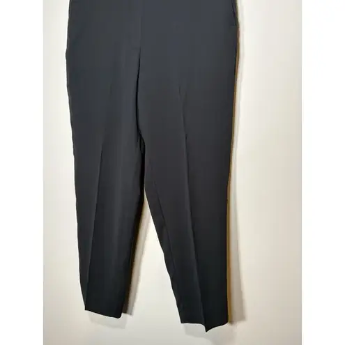 J CREW Jamie Pant Black Classic Preppy Work Business Minimalist Size 12P