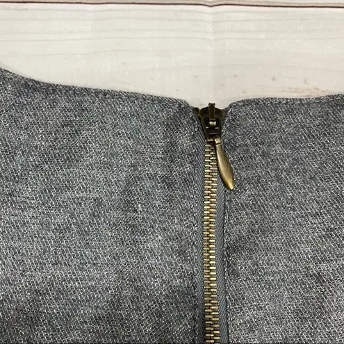 Alexander McQueen Linen Wool Blend Shift Dress 44