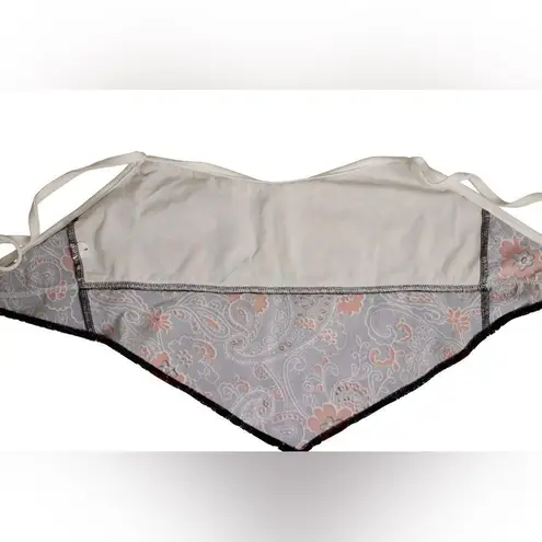 Black Paisley Bandana Scarf Red Juniors Bikini Bottom 2pc Swimsuit LARGE Size undefined