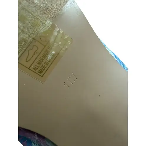 Ashley Stewart Rose Print Platform Slingback Heels Size 11W