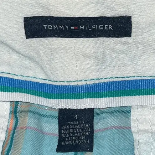 Tommy Hilfiger  Madras Plaid Cotton Shorts 5” Women’s 4 Spring Colors