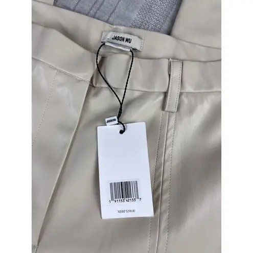 Jason Wu Vegan Leather Split Hem Pants