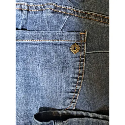 Democracy Ab Solution Jeans Denim Blue Comfort Stretch Size 14