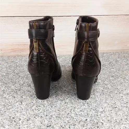 Arturo Chiang Brown Hayden Booties Size 6.5 B56