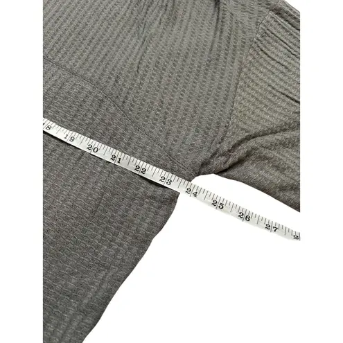 Chaser  Womens Thermal L/S Drop Shoulder Pullover Hoodie M flax‎