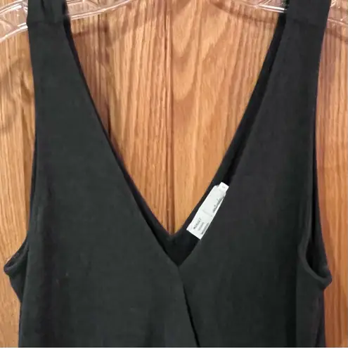 Anthropologie Saturday Sunday Daytripper Wrap Front Tie Jersey Knit Jumpsuit XS Gray