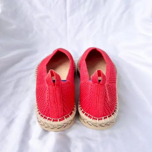 Rothy's ROTHY’S | NWOT RED THE ESPADRILLE FLATS SLIP ON SHOES SIZE 9.5
