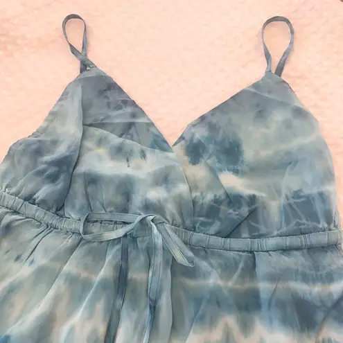 Gypsy 05 NEW! Silk Mini Sun Dress Small Turquoise