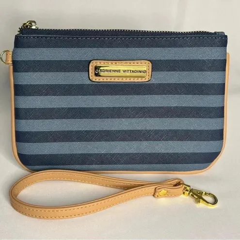 Adrienne Vittadini Wristlet Blue Women's Wallet Clutch (618)