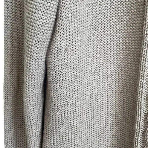 Croft & Barrow  Open Cardigan Women Sweater XL Tan Crochet Open Knit Neutral