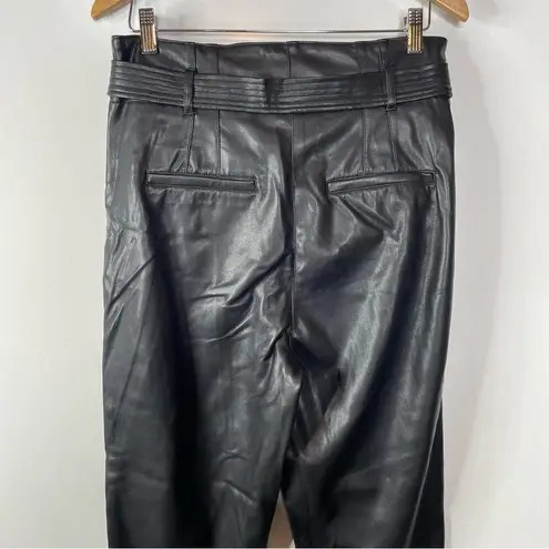 Dynamite  Faux Leather Paperbag Pants Size 8