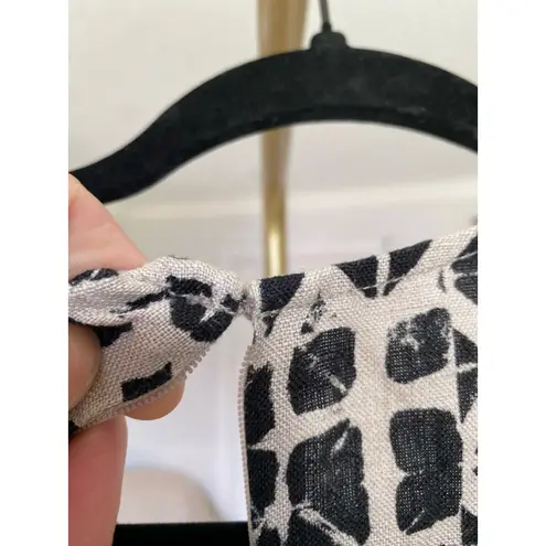 Garnet Hill Linen Shift Dress Cruise Resort Artisan Coastal Natural Fiber Tribal