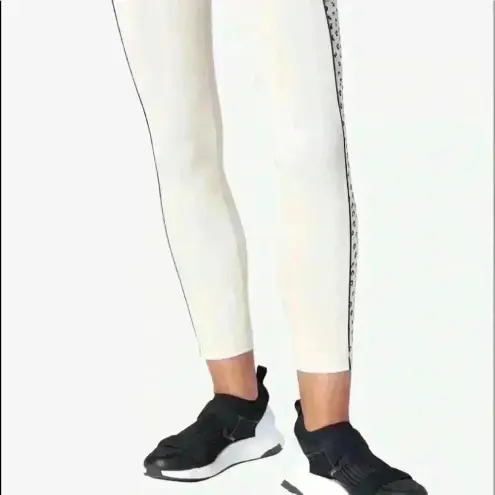 Vimmia Women's Meow Side Print Piped Half & Half Midrise Leggings Size S