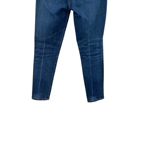 Veronica Beard Debbie 10" Skinny Jeans With Gold Buttons Size 27