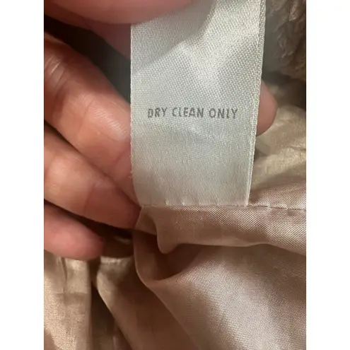 HYFVE  Womens Small Tan Brown Sherpa Fleece Button Down Crop‎ Jacket Coat - Image 9