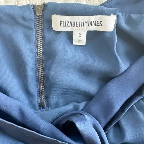 Elizabeth and James Acacia Mini Backless Dress in Royal Blue