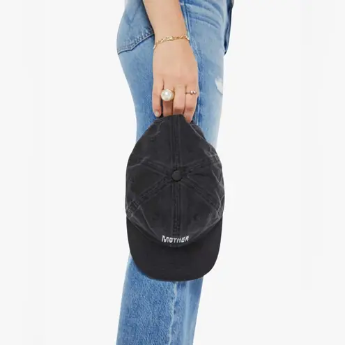 MOTHER Hats Off Metallic Embroidered Hat, NWT Black