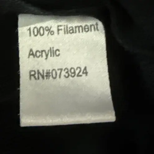 Ming Wang Plus Crew Neck Acrylic Knit Tank Shift Dress Night Black Size 2X