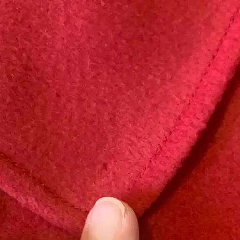 Harvé Benard Harve Benard cape coat Large Red Pea Coat One Button