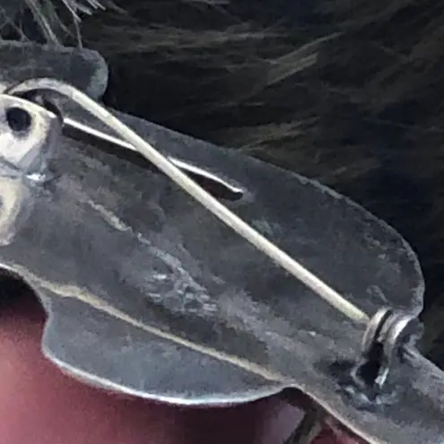 Rare 1940s Aguilar for Coro Mexican silver brooch