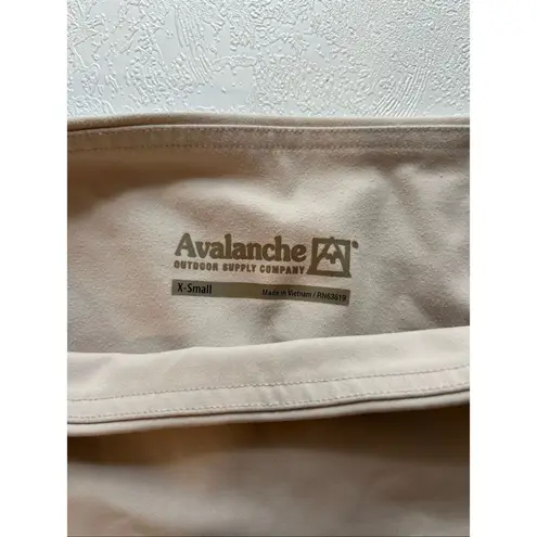 Avalanche Outdoor Supply Co. High Rise Leggings XS Beige Tan with Side Pockets