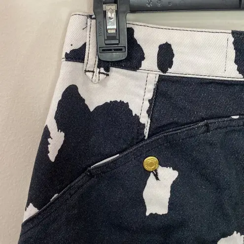 House of Sunny Jessie jeans in cow print size 4