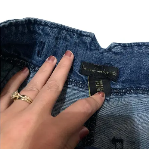 House of Harlow 1960 70s wide leg jeans size 30 Blue