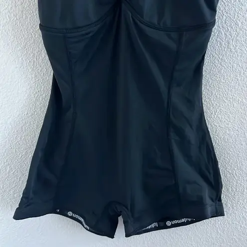 Lululemon  Romper Jumpsuit Playsuit Bodysuit Leotard Black Strappy Back 4