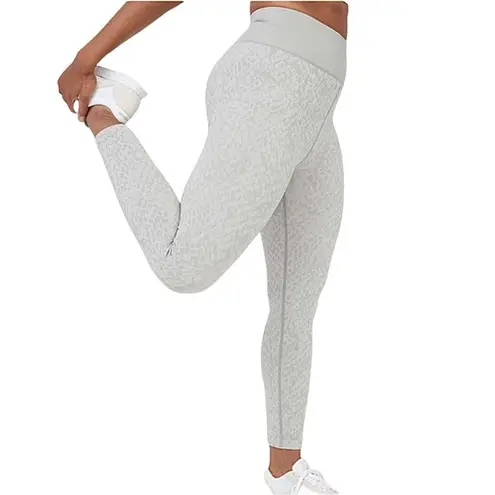 Aerie New  Offline Seamless Snake Leggings 7/8 Length High Waisted Grey