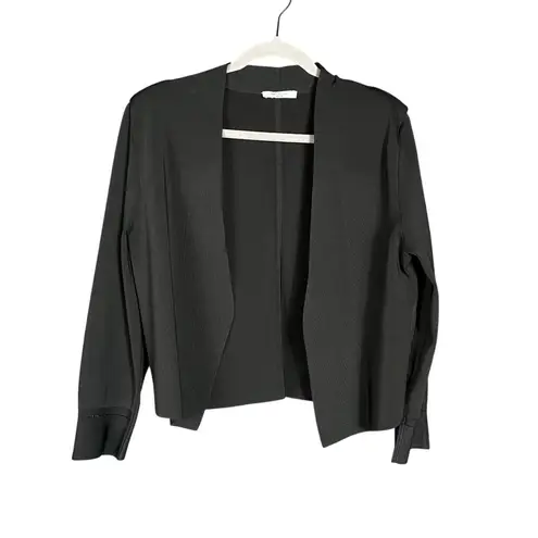 MM.LaFleur Cardigan Jacket Women’s XL Black Night Out Office Open Front Stretch