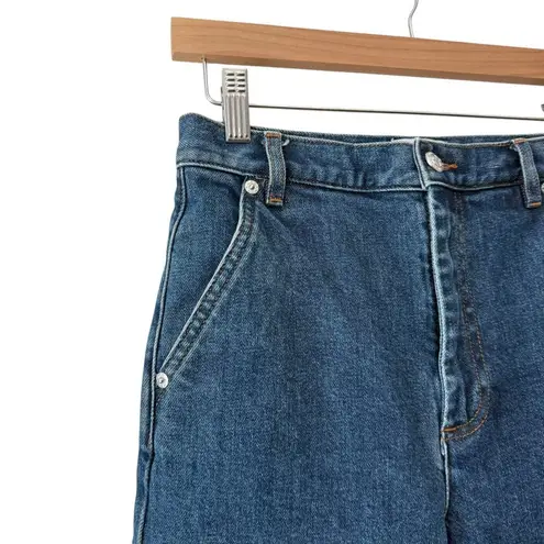 A.P.C x Goop Skye High Rise Straight Leg Indigo Blue Denim Jeans Size 26