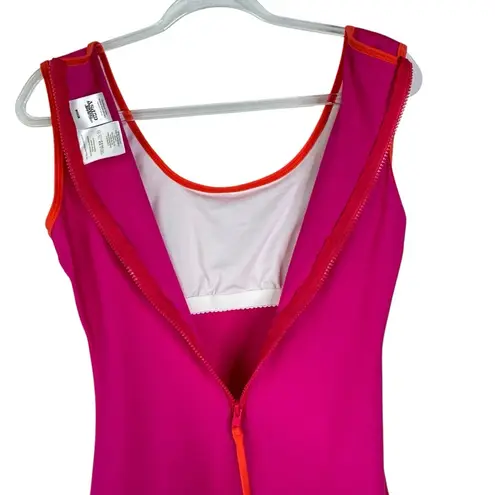 Free People Movement Salt Gypsy Surfsuit One Piece Swimsuit Modest Bermuda Med M Pink